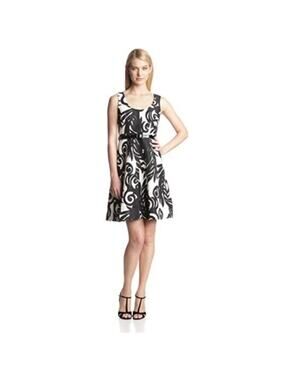 Plenty By Tracy Reese fit and flare leaf Mona Dress size 8